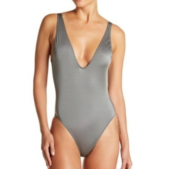 SOLID & STRIPED Other - Solid & Striped Michelle One Piece Gunmetal Grey M